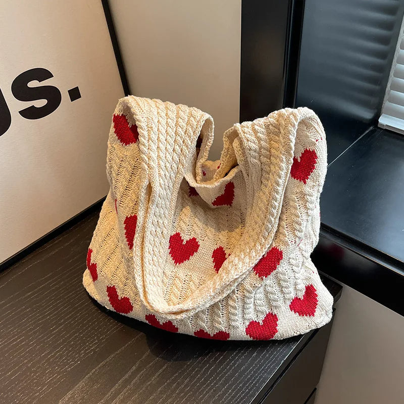 Lover's Beach Crochet Tote Bag
