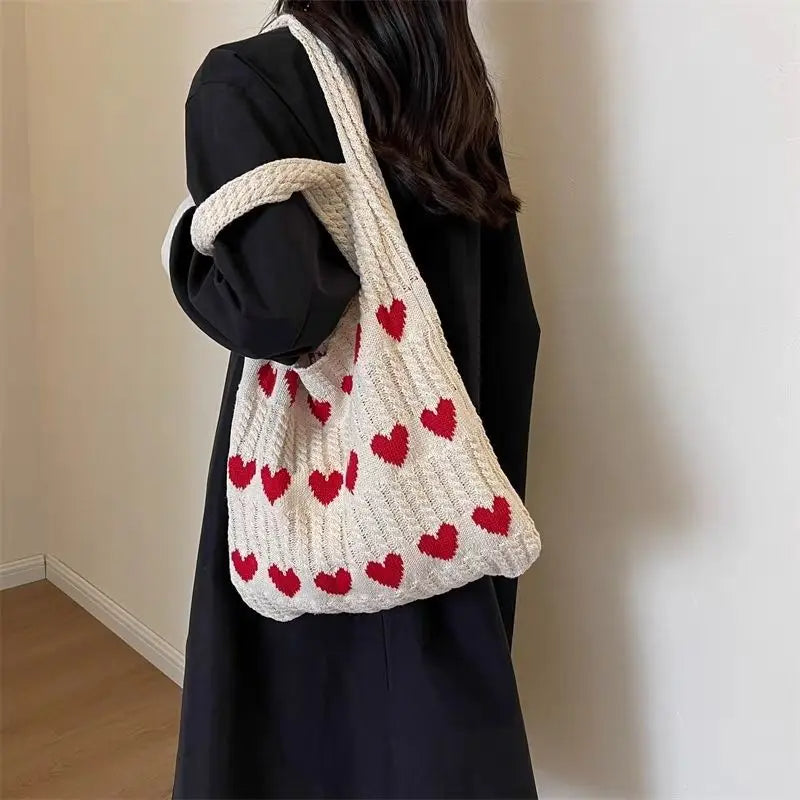 Lover's Beach Crochet Tote Bag