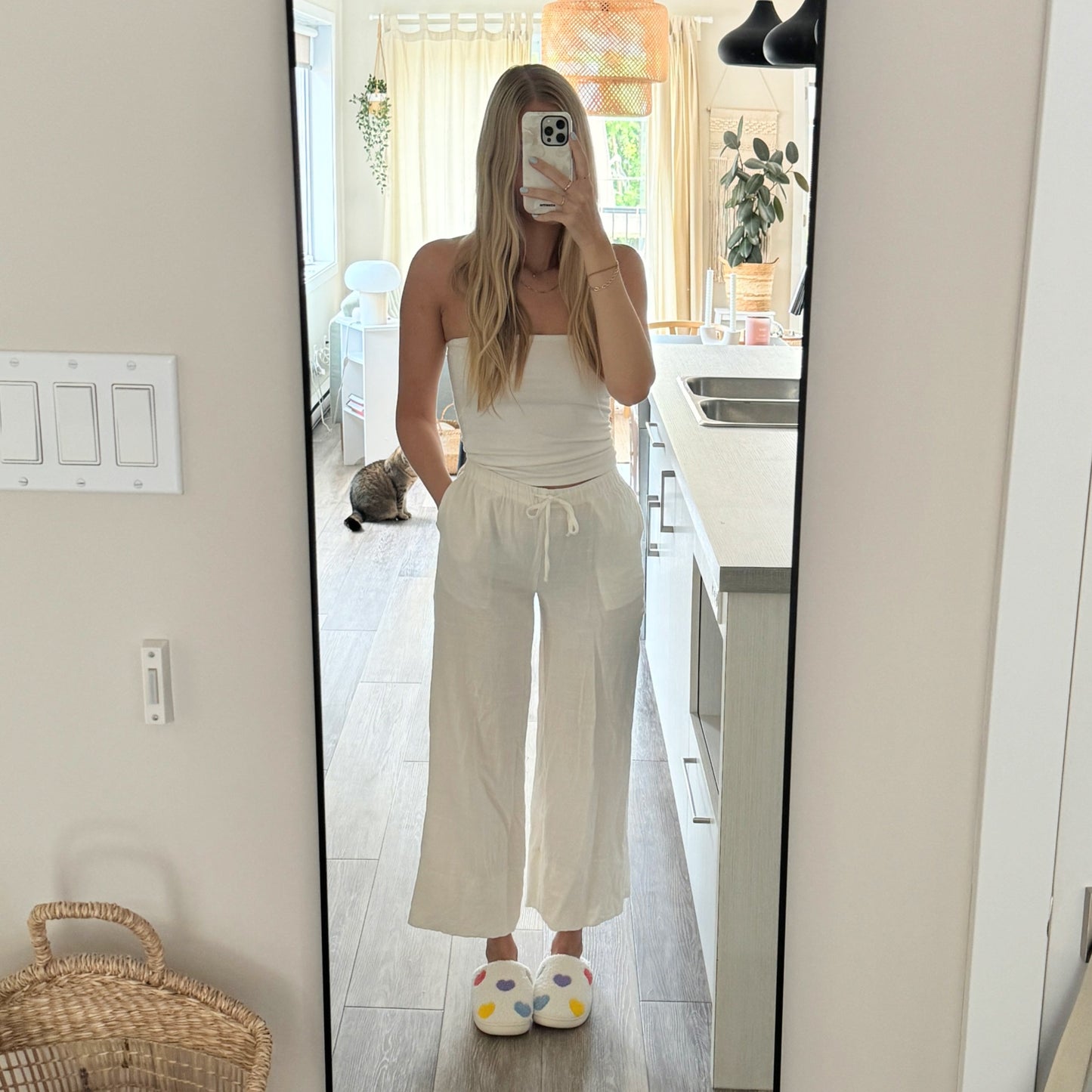 Lea Colorful Heart Slippers