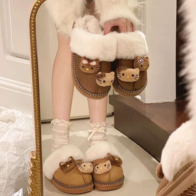 Hello Kitty Plush Slip-on