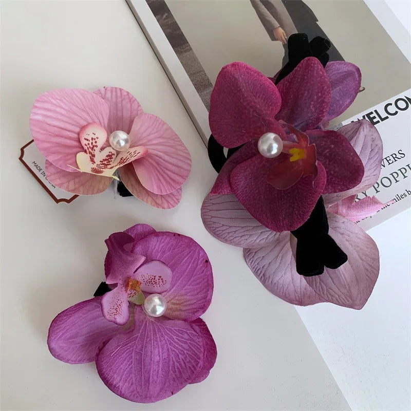 Orchid Hair Clip