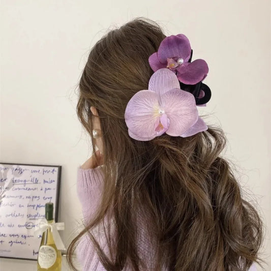 Orchid Hair Clip