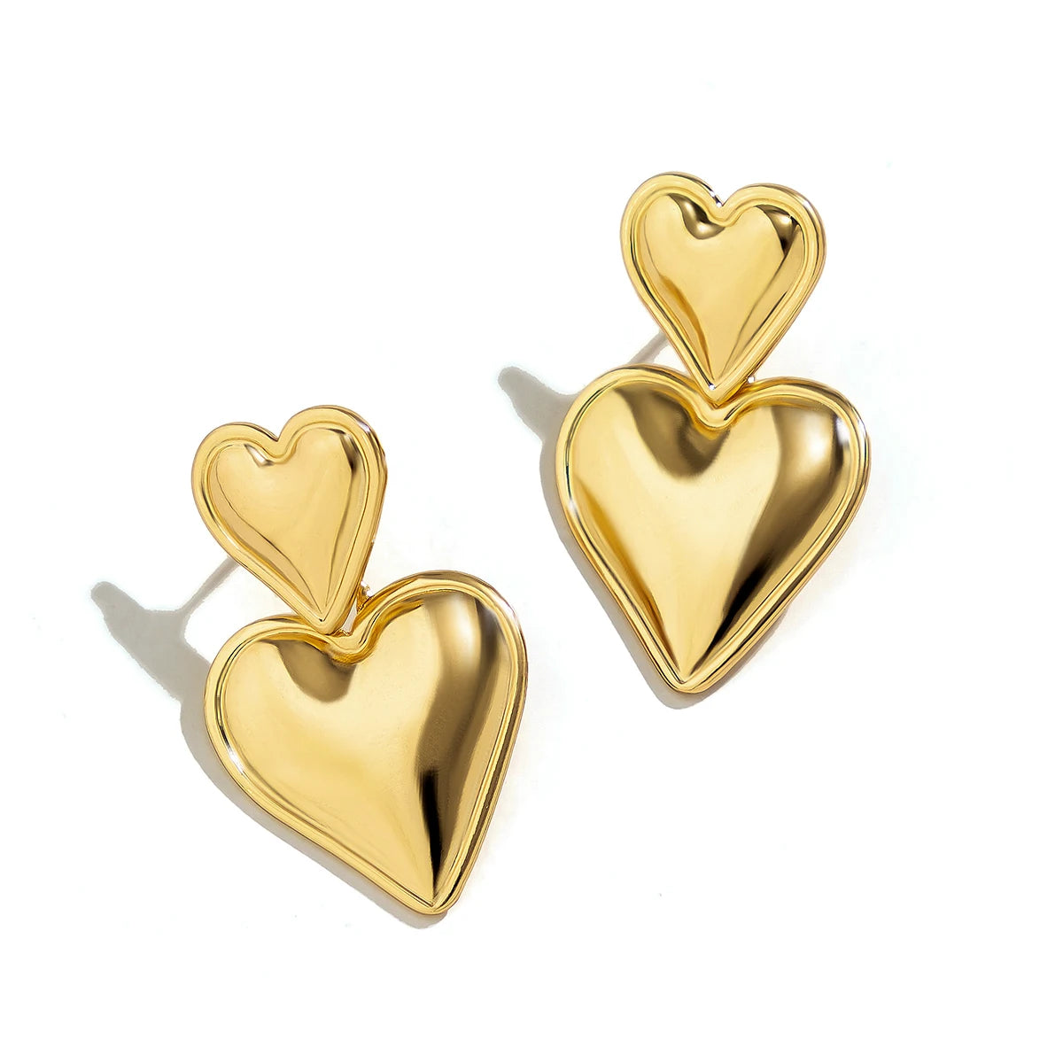 Emma Double Heart Earring