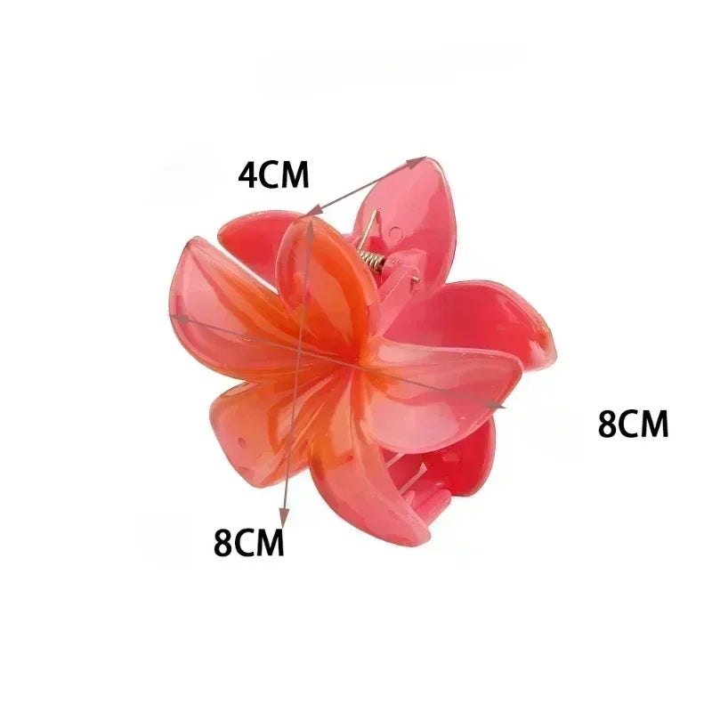 Gradient Frangipani Hair Clip