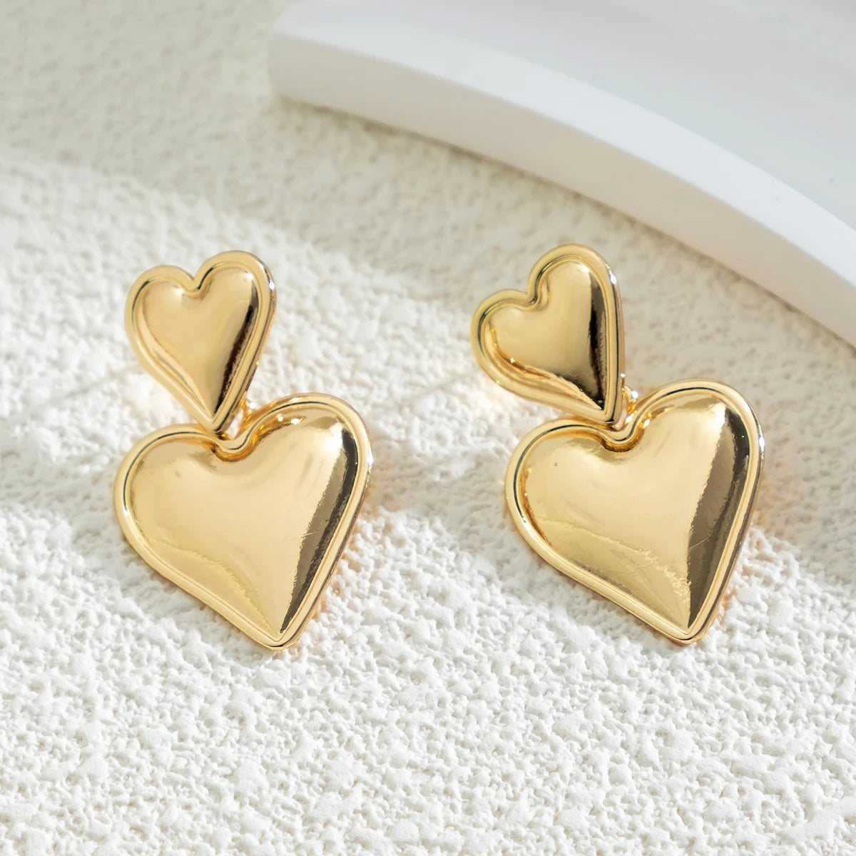 Emma Double Heart Earring