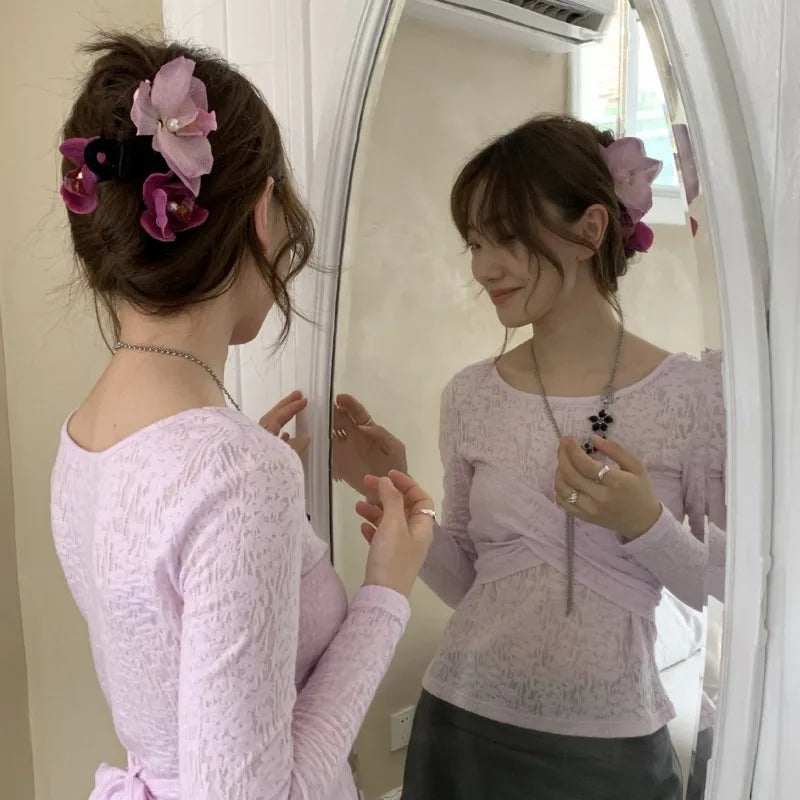 Orchid Hair Clip