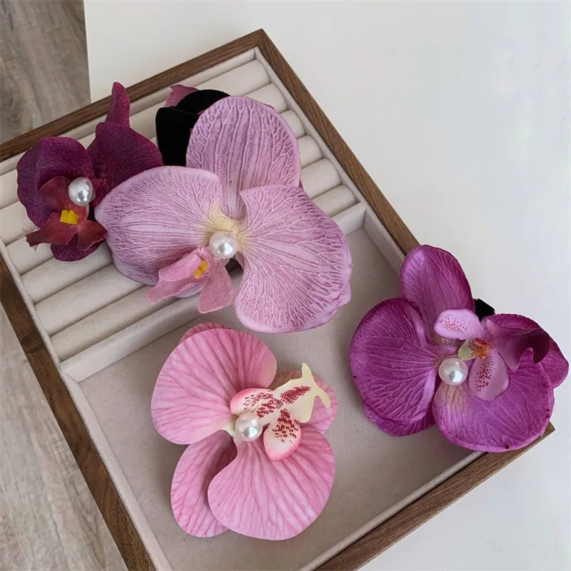 Orchid Hair Clip
