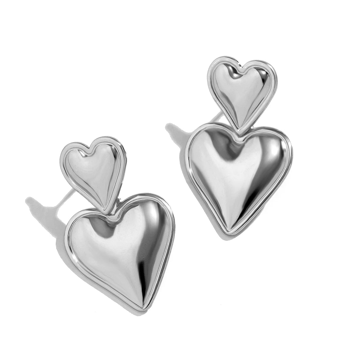 Emma Double Heart Earring