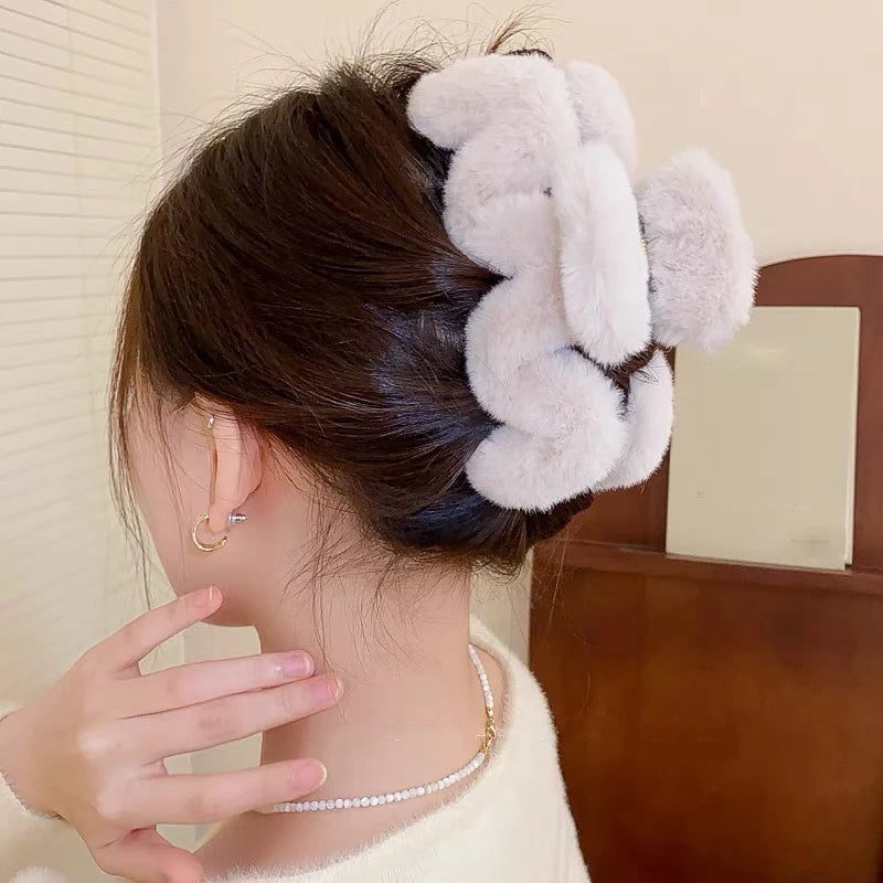 Dreamy Fluffy Hair Clip-Set of 2pcs