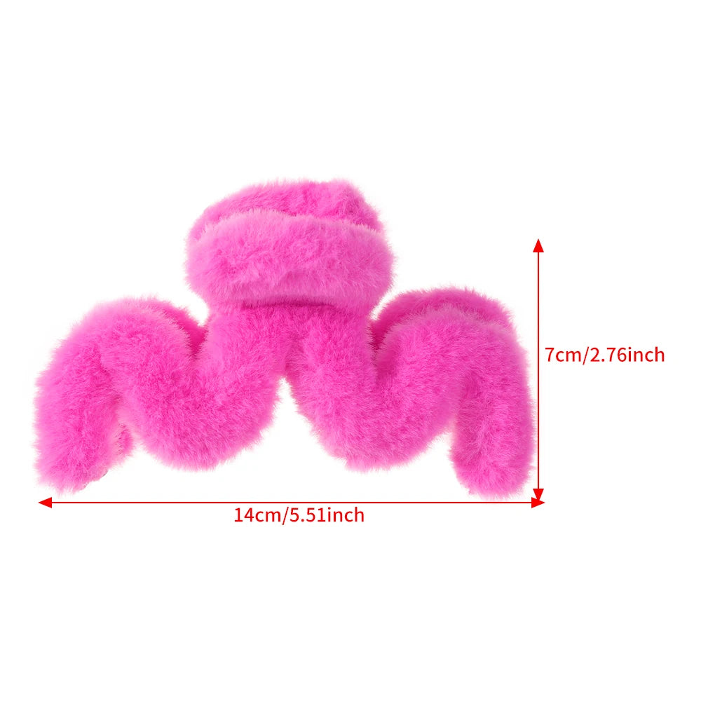 Dreamy Fluffy Hair Clip-Set of 2pcs