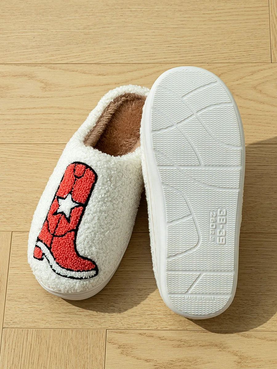 Cowboy Boots Slippers